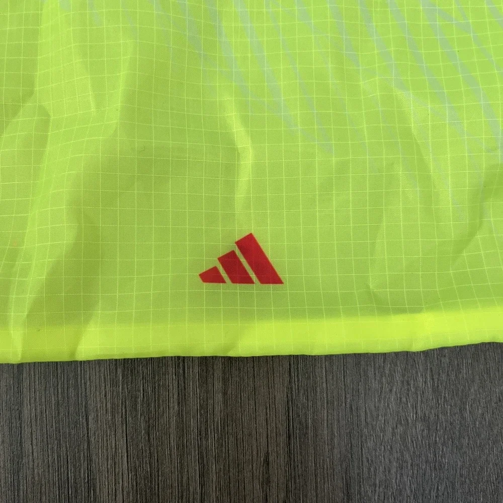 Adidas FSO Drawstring Backpack Neon Yellow Red